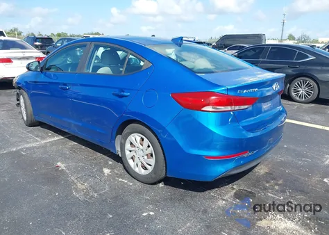 2017 Hyundai Elantra Se из США, поврежденный, VIN KMHD74LF1HU073799